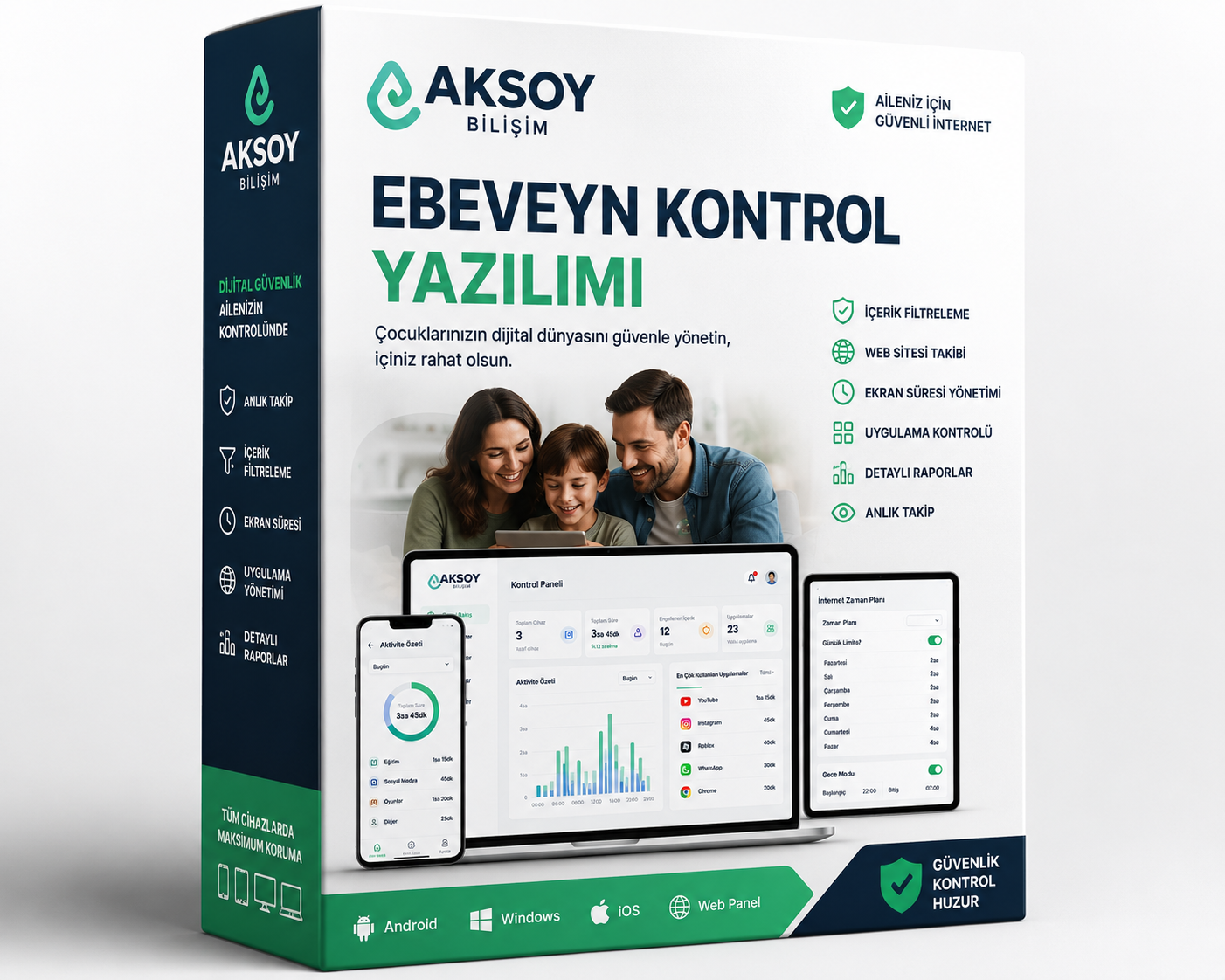 Aksoy Bilişim Ebeveyn Kontrol Yazılımı